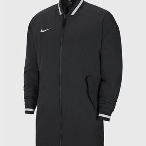 Nike Baseball Stock Dugout Jacket Coat Gray DC8335-060 Men’s Sz large